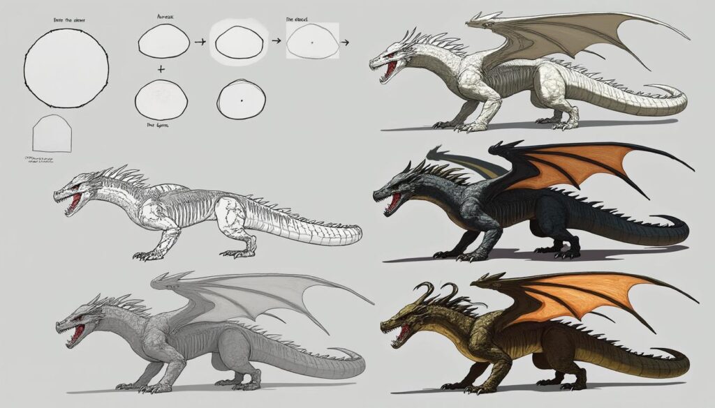 apprenez à dessiner un dragon facilement grâce à notre guide étape par étape, adapté aux débutants et passionnés d’art.