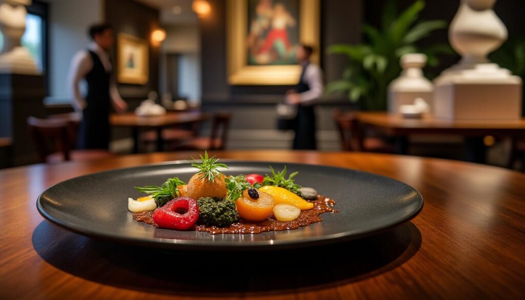 découvrez l'expérience culinaire unique du restaurant le musée, où chaque plat est une œuvre d'art alliant saveurs raffinées et ambiance élégante.
