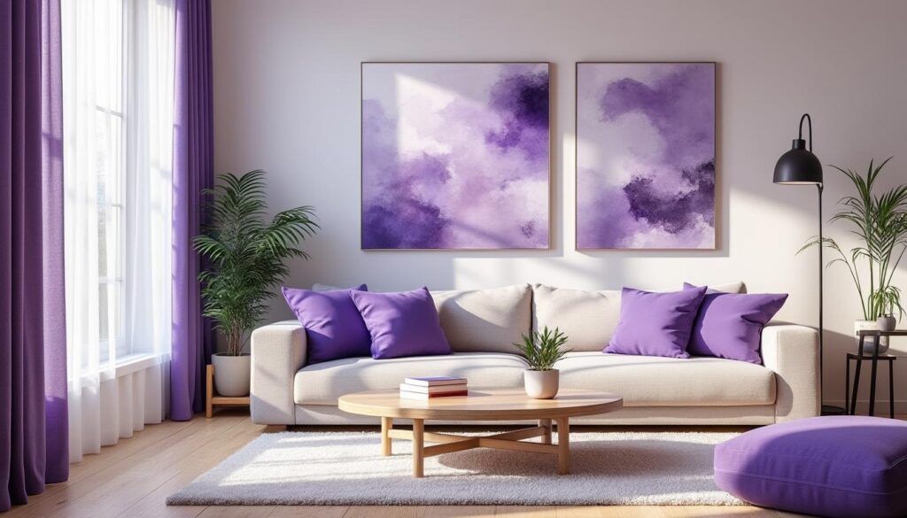 découvrez comment la couleur violet influence l'humeur et apporte une touche unique à votre décoration intérieure.